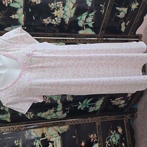 Delicate Pink Floral Nightgown